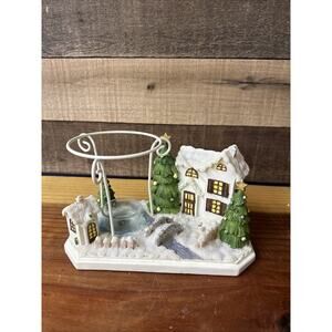 Yankee Candle Winter Christmas Village Tea Light Tart Warmer Wax Melt 10"